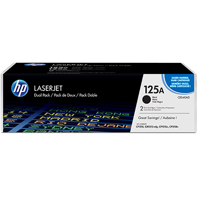 HP 125A Black Toner Dual Pack (2x 2,200 pages)